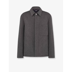 Virgin wool and cashmere coat