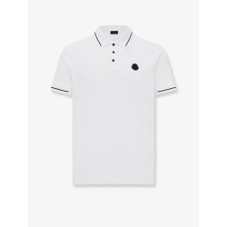 Cotton polo shirt with Logo patch