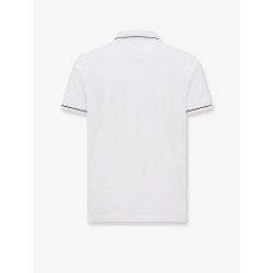 Cotton polo shirt with Logo patch