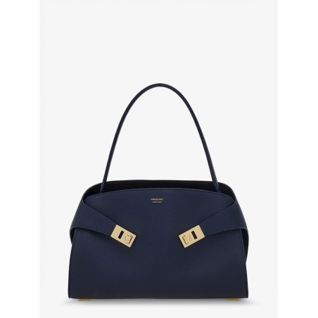 Hug leather shoulder bag