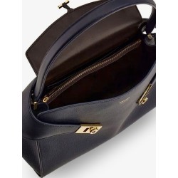 Hug leather shoulder bag