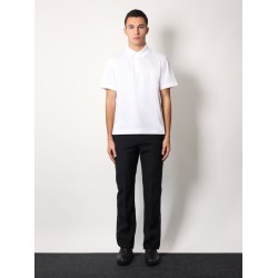 Piqué cotton polo shirt with 4g embroidery