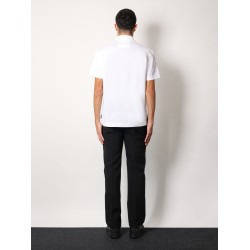 Piqué cotton polo shirt with 4g embroidery