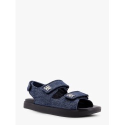 Strap flat denim sandals