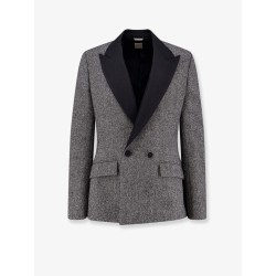 Bar herringbone virgin wool blazer