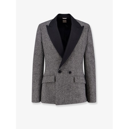Bar herringbone virgin wool blazer