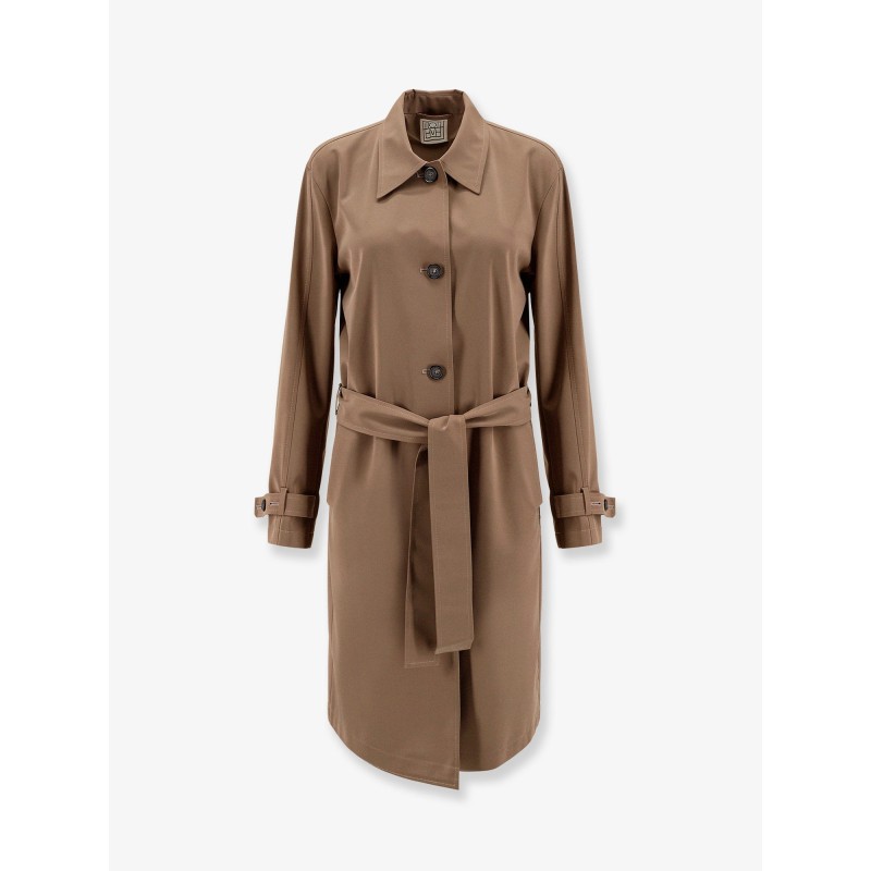 Organic cotton trench coat