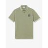 Stretch organic cotton polo shirt