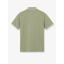 Stretch organic cotton polo shirt