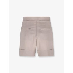 Virgin wool, mohair and wool blend bermuda shorts