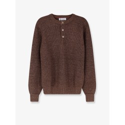 Linen and cotton sweater