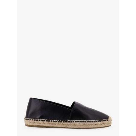 Leather espadrilles with Triomphe detail