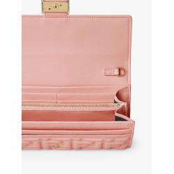 Continental With Chain Baguette leather crossbody bag