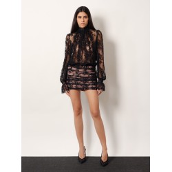 Ysolde lace mini dress