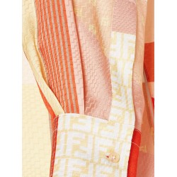 Patchwork silk shirt