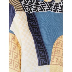 Reversible patchwork silk bomber