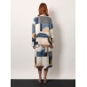 Patchwork silk dress