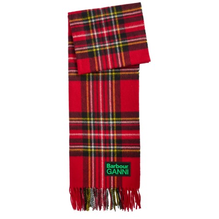 BARBOUR TARTAN SCARF X GANNI