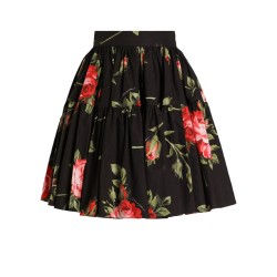 MINISKIRT WITH "BOUQUET" PRINT