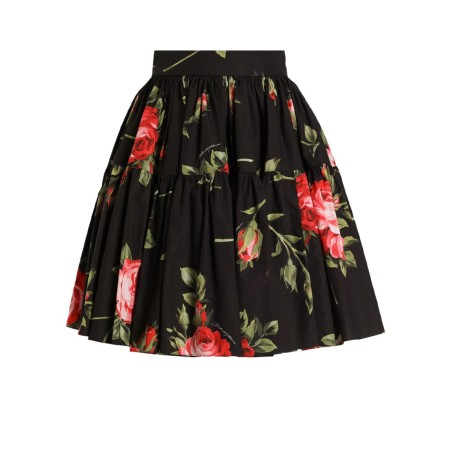 MINISKIRT WITH "BOUQUET" PRINT