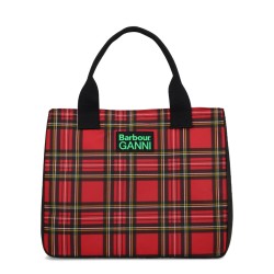 BARBOUR X GANNI WAXED COTTON TOTE BAG