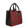 BARBOUR X GANNI WAXED COTTON TOTE BAG