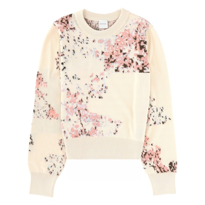 COTTON AND MOHAIR BLEND SWEATER