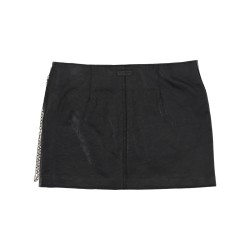 LEATHER MINISKIRT