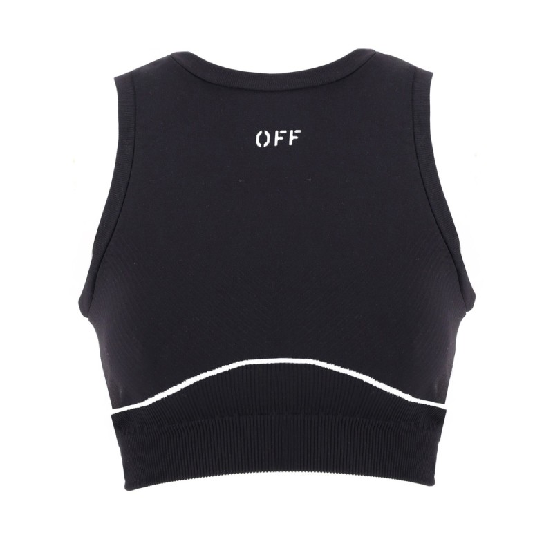 SLEEVELESS TOP WITH LOGO