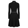 polo shirt dress with belt