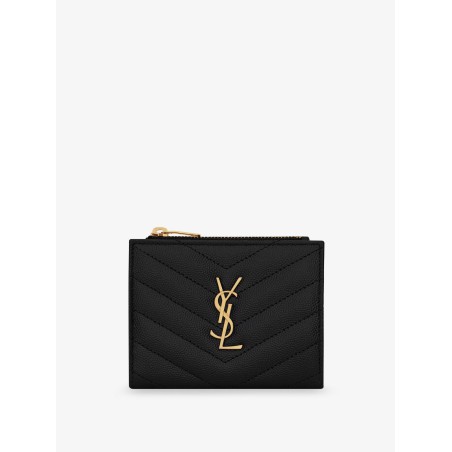 Bi-fold leather wallet