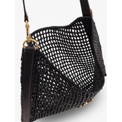 Raffia shoulder bag
