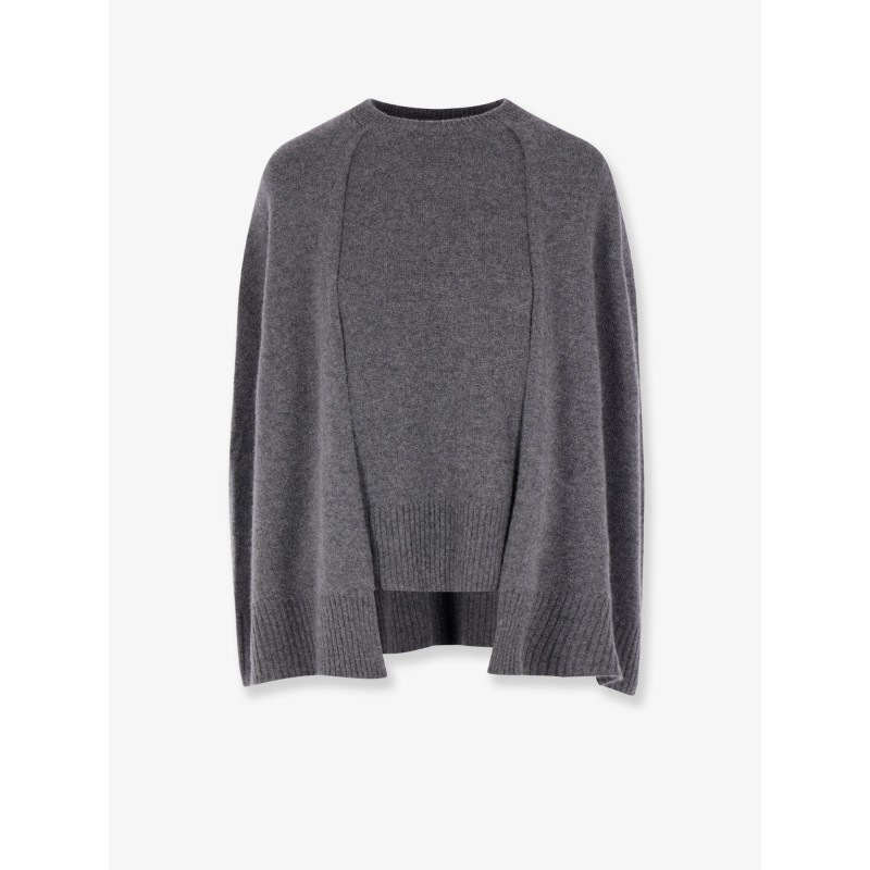 Cashmere Crew Cape Knit