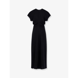 Slouch waist wool dress
