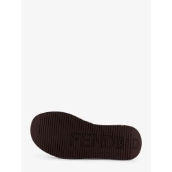 FF fabric sandals with multicolor detail