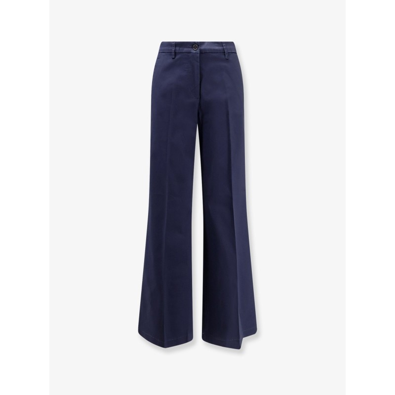 Stretch cotton trousers