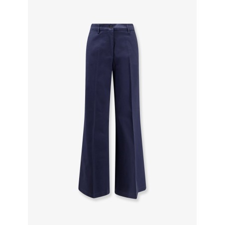 Stretch cotton trousers