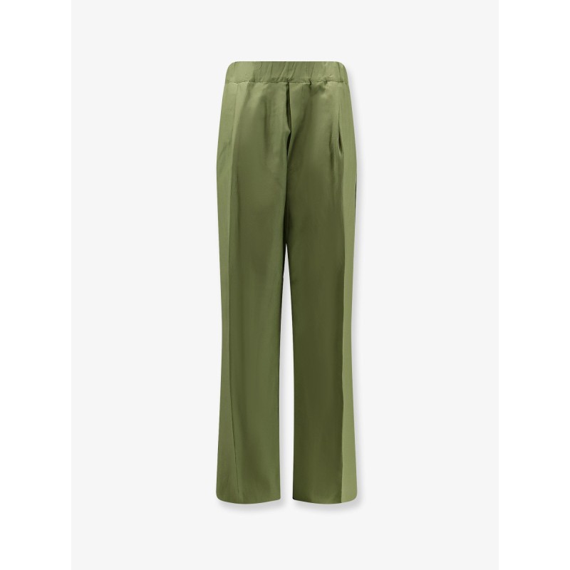 Viscose and linen trousers