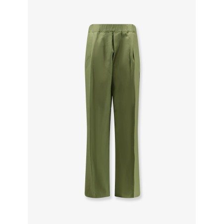 Viscose and linen trousers