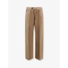 Pleated Chino Slacks Trousers