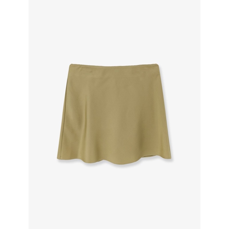 Satin skirt with shorts