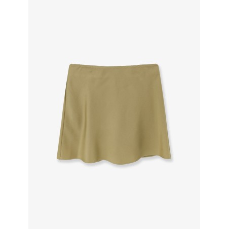 Satin skirt with shorts