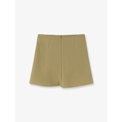 Satin skirt with shorts