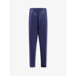 Viscose and linen trousers