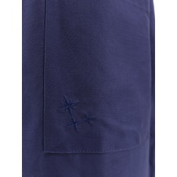 Viscose and linen trousers