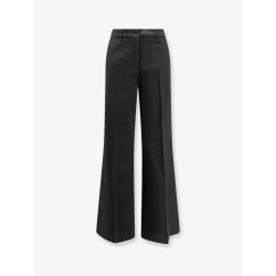 Stretch cotton trousers