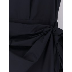 Cotton blend long dress