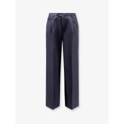 Pleated Chino Slacks Trousers