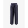 Pleated Chino Slacks Trousers