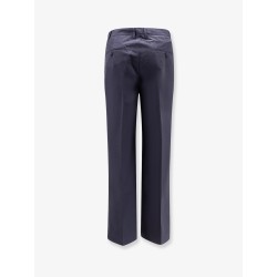 Pleated Chino Slacks Trousers